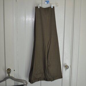 Paul Fredrick Men's Slacks - Size 52, Beige,  Shell: 100% Wool, Lining 100% Poly
